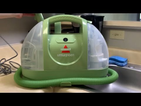 Bissell Green Machine Cleaning Maintenance and Troubleshooting No Water Coming Out Cleaning Hose.