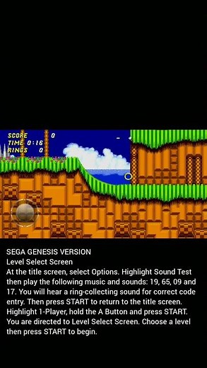 Sonic 2 - Cheats (Android) #sonicthehedgehog2 #sonic2 #cheat #truco #claves #androidgamer