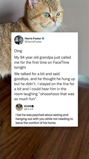 Grandpa discovers FaceTime