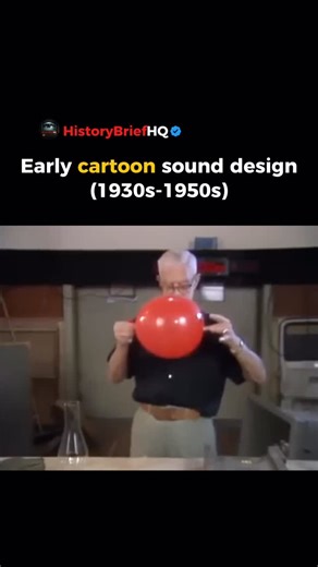 HistoryBriefHQ | Before computers, cartoon sound effects were made by hand and voice. #history | Instagram