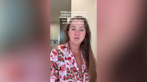TikTok Users Highlight Woman's Thyroid Condition After Video Goes Viral