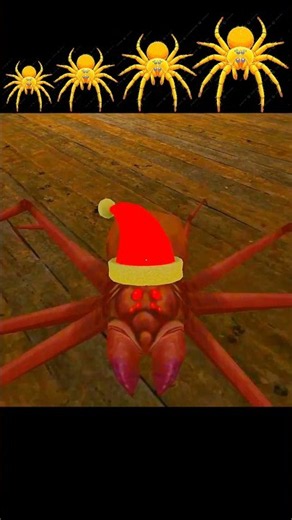 🎄🕷️ Christmas Spider Evolution Tiny to Giant Monster 😱 | granny game game | #shorts #granny #gaming