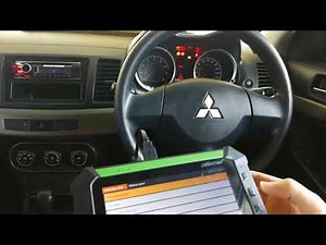 OBDSTAR all keys lost key programming for Mitsubishi Lancer EX with Key Master DP