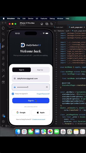 🔥 Flutter Tutorial for Beginners (2026) | Build a Complete App Using Flutter #shorts #flutter