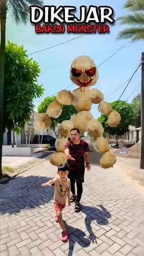 What❗Chased by a Meatball Monster❗ Here's How to Make It❗#editing #tutorial