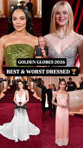 my official best and worst dressed list from last night’s golden globes 🏆 what do you think? let me know who made your list in the comments #goldenglobes2026 #goldenglobes #dresscode #awardseason #redcarpet
