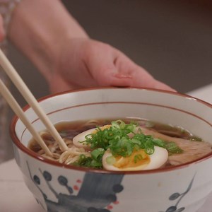 "In Japan, slurping the noodles is evidence of joy" Rika shows us how to make the perfect cosy ramen at home. | Tastemade UK