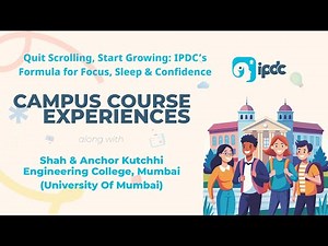 Quit Scrolling, Start Growing: IPDC’s Formula for Focus, Sleep & Confidence 💪📖 | IPDC IMPACT