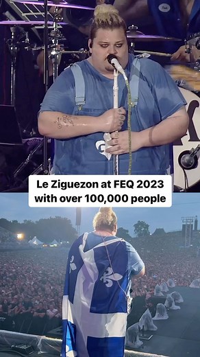 Singing Le Ziguezon at FEQ 2023 in Québec City 💕💕 | TALK