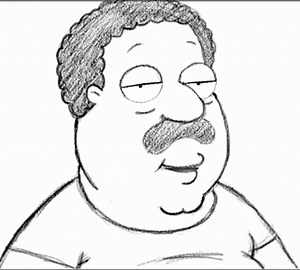 How to Draw Cleveland Brown From the Cleveland Show and Family Guy
