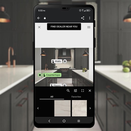 Explore the endless possibilities with our room visualization tool. | Daltile