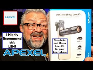 APEXEL 10x Telephoto and Macro Lens Kit | for your Smartphone Review Unboxing Photography Class 590