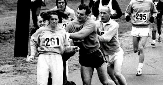Meet the first woman to run the Boston Marathon