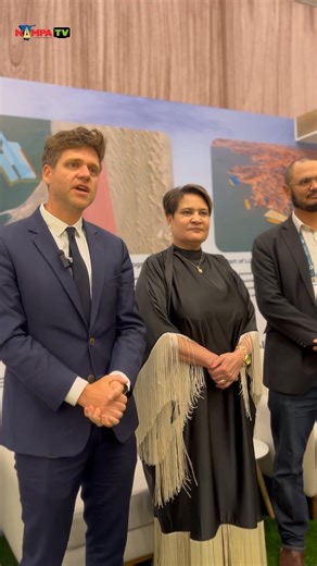 3.2K views | REAFFIRM: Namport and Port of Antwerp-Bruges International announced at the second edition of the Global African Hydrogen Summit in Windhoek that they will reaffirm their partnership to catalyse sustainable and inclusive growth, serving as a cornerstone for Namibia's green industrialisation agenda. (Video: Justina Shuumbwa) #NampaTV | Namibia Press Agency | Facebook