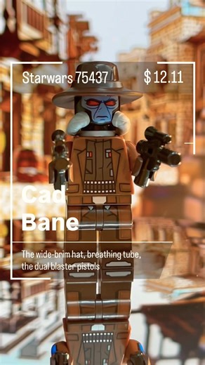 LEGO Star Wars 75437 Minifigure – Cad Bane | TOPMIFI 095