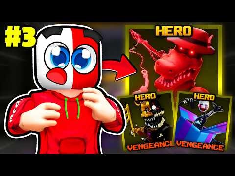 I Unlocked 3 HEROS In Noob To Pro #3.. (Five Nights TD 2)