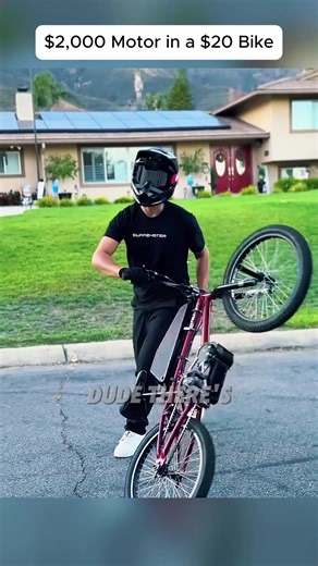 $2,000 Motor in a $20 Bike #surron#bike | electric bike