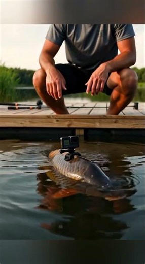 Predatory Fish Captured on GoPro Exploring a Sunken Amusement Park #GoPro #underwater #fishoperator