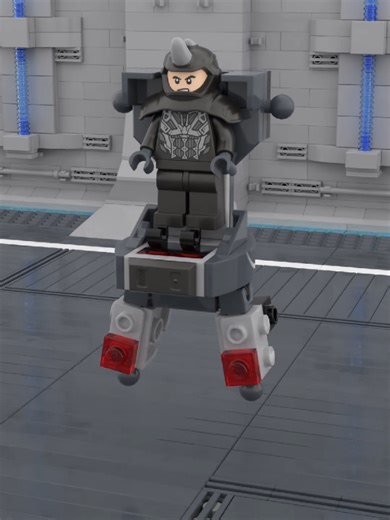 Miniature LEGO Rhino Mech #buildingbricks #LEGO