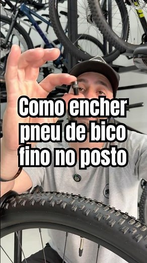 How to use a bike tire valve adapter - how to inflate a thin-nozzle tire at the gas station #bike...