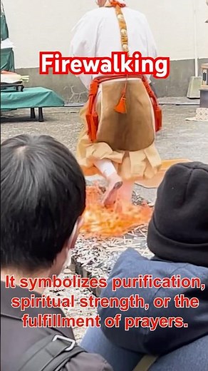 【Japanese Culture】Firewalking 火渡り (hiwatari)