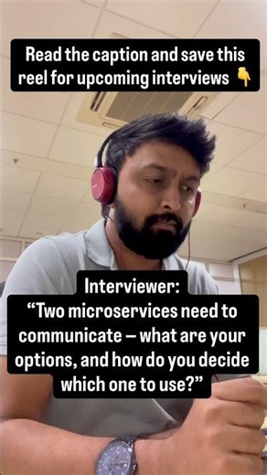 How two Microservices communicate? #programming #coding #java #logo #interview