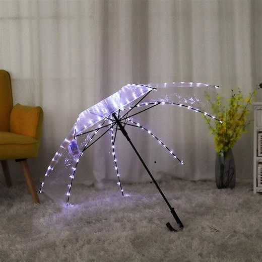 Watch How to install the umbrella light in a transparent bubble umbrella on Amazon Live