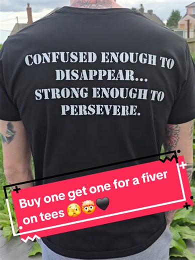 Amazing January T-Shirt Offer: Buy One, Get One for £5