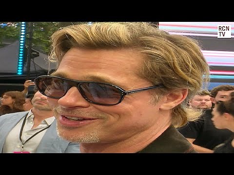 Brad Pitt Interview Bullet Train Premiere