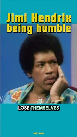 Jimi Hendrix Being Humble During An Interview With Dick Cavett