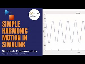 Simple Harmonic motion in Simulink | Simulink Fundamentals | @MATLABHelper