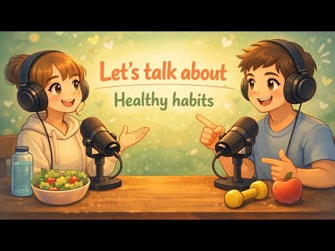 Let's Talk About Healthy Habits - English Listening Practice for B1 Learners