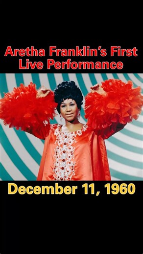 Aretha Franklin has her First non-gospel Performance #arethafranklin #music #musichistory #soul