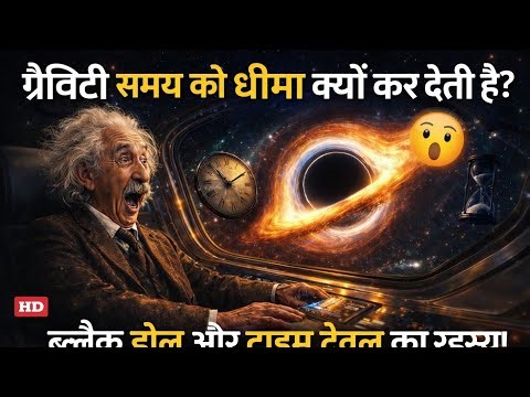 ग्रैविटी समय को धीमा क्यों कर देती है? 😱 | Black Hole & Time Dilation