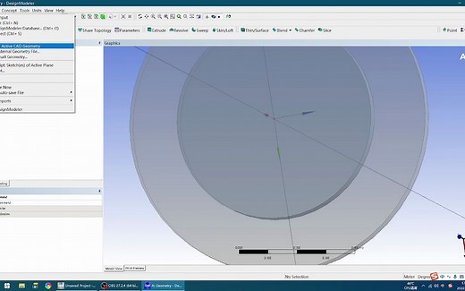 ANSYS Workbench Design Modeler 中实体镜像-合并及导出方法