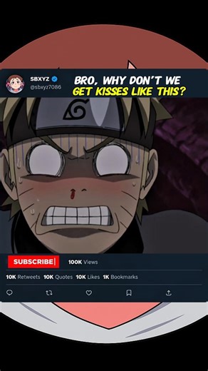 Naruto's Legendary Kiss 🤣 #naruto #narutoshippuden #anime #narutoshorts #fxyoeditz