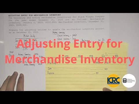 Basic Accounting - Adjusting Entry for Merchandise Inventory