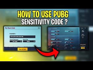 How to use pubg sensitivity code | pubg sensitivity code kaise use kare | pubg sensitivity code 2023