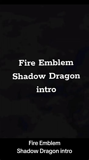 Fire Emblem Shadow Dragon intro for Nintendo DS 🗡️ #fireemblem #fireemblemshadowdragon #shadowdragon #nintendods #fireemblemds #marth #roy