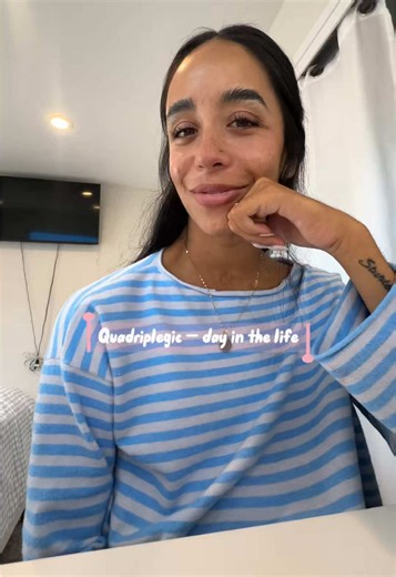 Quadriplegic day in the life ✨🫂☺️ #spinalcordinjury #dayinmylife #quadriplegic #vlog #diml