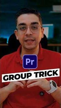 A great tutorial for the group in Adobe Premiere #premierepro