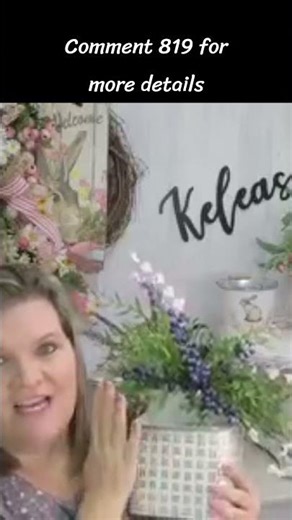 Floral Metal Mail Basket | DIY Arrangement