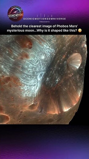 This Mars Moon Looks Impossible 😳🪐 Why Phobos Is So Weird