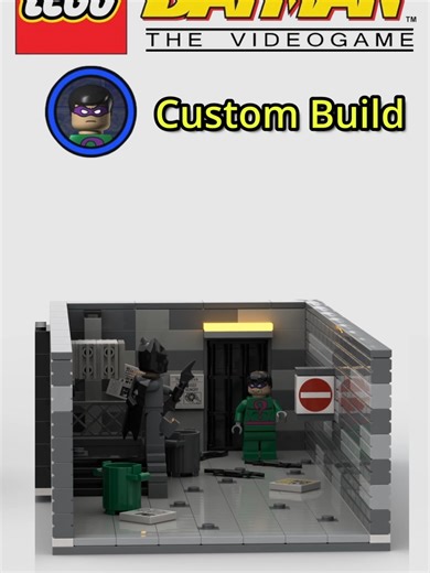 Gotham Blind Alley: Custom LEGO Batman Build