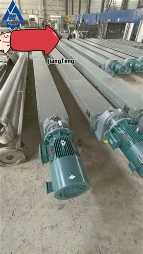 U-Trough Shaftless Screw Conveyor | Sludge, Fiber & Waste Material Handling
