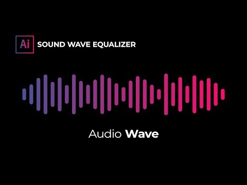 How to Design Audio Wave in Adobe Illustrator | Easy Tutorial