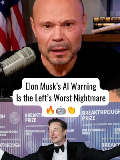 There’s a lot of AI fear-mongering on the internet right now. But listen to Elon Musk’s reality check 👇 Liberals will certainly HATE this 🔥 #danbongino #elonmusk #ai #democrats