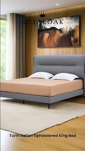 Royaloak | Turin Italian Upholstered King Bed