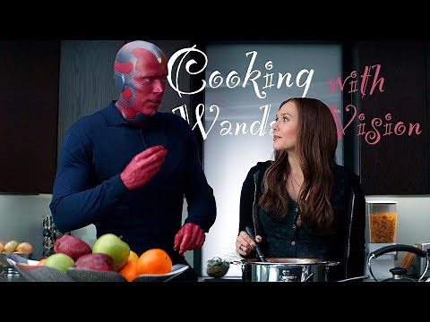 Cooking with Wanda and Vision 🍳 Marvel Ambience ASMR (with talking)