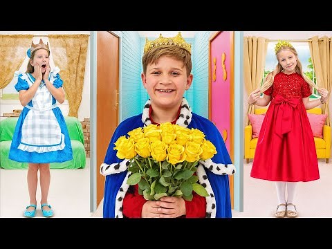 Rich vs Poor Princess - Battle for the Prince 👑💖 | Kids Comedy Video